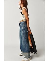 Free People - Final Countdown Cuffed Low-rise Jeans At Free People In Zero, Size: 27 - Lyst