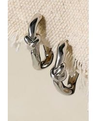 Free People - Iconic Sterling Plated Hoops - Lyst