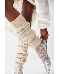 Free People - Delaney Ribbed Leg Warmer - Lyst