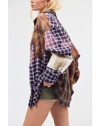 THE TALES - Repaired Mixed Flannel Shirt - Lyst