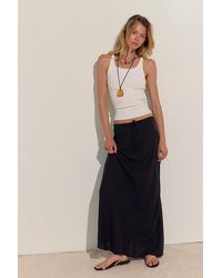 free-est - Sandshell Linen Kayla Convertible Maxi Skirt By - Lyst