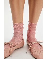 High Heel Jungle - Ava Lace Socks By - Lyst
