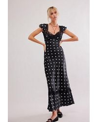 Free People - Butterfly Babe Maxi Dress At In Night Sky Combo, Size: Xs - Lyst