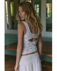 Intimately By Free People - Full Bloom Cotton Eyelet Cami By - Lyst