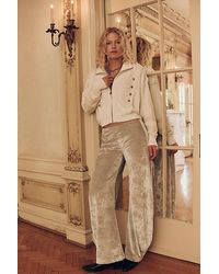 Free People - Radiance Velvet Pull-On Pants - Lyst