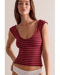 Intimately By Free People - Sunbeam Stripe Tee By - Lyst
