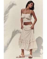 free-est - Halle Maxi Skirt Set By - Lyst