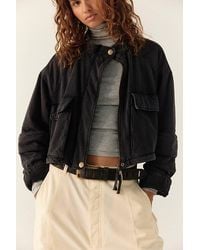 Free People - Wes Washed Jacket - Lyst