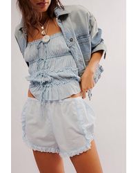 Free People - Forget Me Not Shorties - Lyst