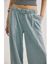 Free People - Tidal Moon Low-Rise Pull-On Pants - Lyst