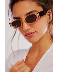 Free People - Wild Side Square Sunnies - Lyst