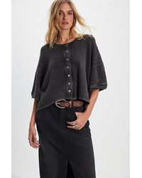 Free People - Flashback Cardi Tee - Lyst
