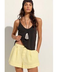 free-est - Jetty Linen Shorts By - Lyst