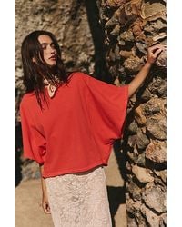 Free People - Next Level Boat Neck Tee - Lyst