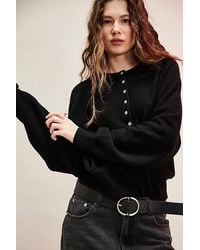Free People - Porta Cashmere Henley - Lyst