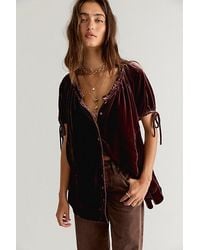 Free People - Farley Velvet Tunic - Lyst