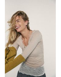 Free People - Siren Long Sleeve Top - Lyst