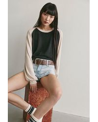Free People - We The Free First Base Long Sleeve Tee - Lyst