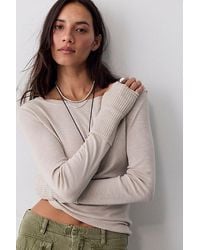 Free People - Tinsley Long Sleeve Top - Lyst