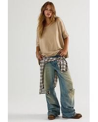 Free People - Tennessee Low-Rise Boyfriend Jeans - Lyst