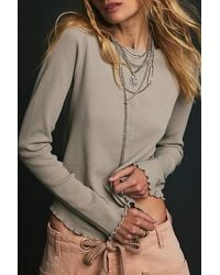 Free People - Easy Does It Long Sleeve Tee - Lyst