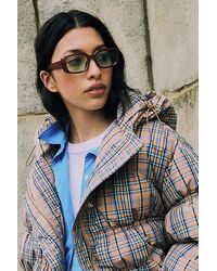 Free People - Frankie Rectangle Sunglasses - Lyst