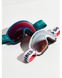 Free People Shred Smartefy Ski Goggles - Blue