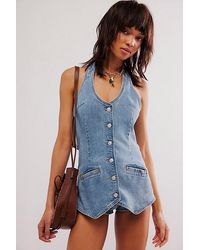 Free People - We The Free Counter Culture Micro Playsuit - Lyst