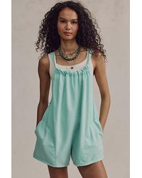 Free People - Freebird Shortalls - Lyst