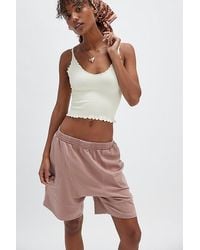 Free People - Don'T Wait Up Shorts - Lyst