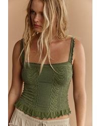 Intimately By Free People - So Soft Frill Square Neck Tank Top By - Lyst