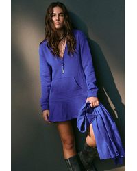 free-est - Rafferty Hoodie Mini Dress By - Lyst