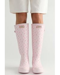 HUNTER - X Loveshackfancy Tall Wellies - Lyst