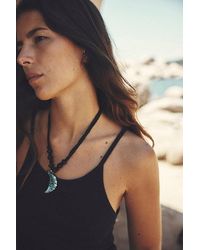 Free People - Ivy Pendant Choker At In Black - Lyst