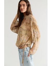 Spell - Damask Long Sleeve Blouse - Lyst