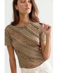 Free People - Solita Lace Top - Lyst