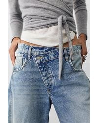 Free People - Good Luck Mid-Rise Barrel Jeans - Lyst
