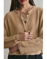 Free People - Ottilie Softspun Ribbed Knit Cardi - Lyst