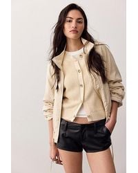 Free People - Alessia Vegan Micro Trouser Shorts - Lyst