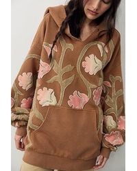 Free People - It's A Vibe Flowers Hoodie - Lyst