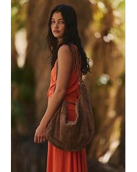 Free People - Roma Suede Tote Bag - Lyst