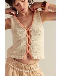 Free People - Sicily Shell Sweater - Lyst