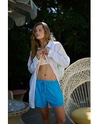 Free People - Staycation Terry Lounge Shorts By - Lyst
