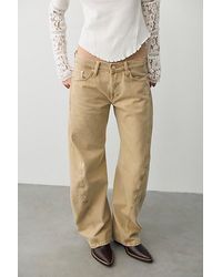 Free People - Fable Low-Rise Twisted Bowed Jeans - Lyst