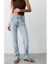 Free People - Edie High-Rise Tapered Jeans - Lyst