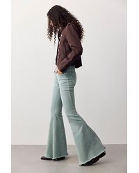 Free People - We The Free Emre Low-Rise Flare Jeans - Lyst