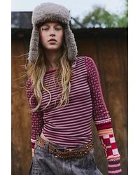 Free People - Macey Swit Cuff Top - Lyst