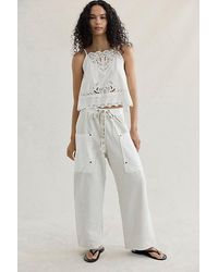 Free People - Jet Set Knit Pull-On Trousers - Lyst