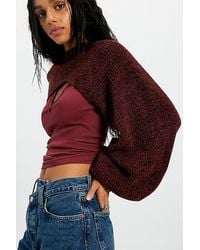 Free People - Emery Knitted Bolero - Lyst