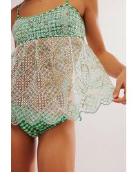 Anna Sui - Gingham Cami Top + Bikini Set - Lyst